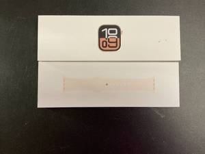 lot 1C image: Apple Watch Series 10 GPS 42mm Rose Gold Aluminum Case MWWH3LWA