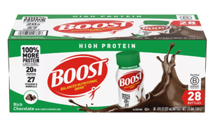 lot 725 image: BOOST 20g High Protein Nutritional Drink, Chocolate, 8 Fluid Ounce (Pack of 24)