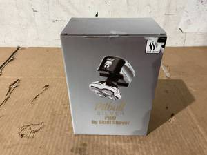 lot 344 image: Skull Shaver Pitbull Silver PRO Electric Head Shaver for Men, Wet & Dry Bald Head Shaver with Ergonomic Design