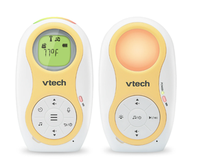 lot 472 image: VTech DM1215 Enhanced Range Digital Audio Monitor with Dual Unit Rechargable Battery & Night Light