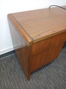 lot 25 image: Oak credenze