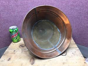 lot 286 image: Large Copper SifterFunnel