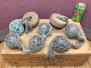 lot 303 image: Vintage Nifty Hand Made Japanese Fishing Glass BallFloats