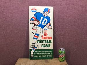 lot 110 image: Vintage STANDARD OIL - All American Football Game