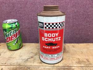 lot 118 image: Vintage 3M BODYSHUTZ Metal Can
