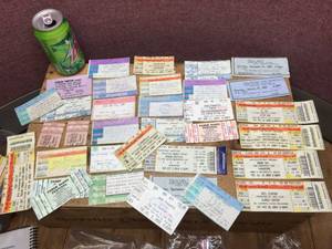 lot 139 image: Vintage Rock Concert - TicketsStubs