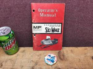 lot 146 image: Vintage SKI WHIZ Snowmobile Manual - Race Event Button