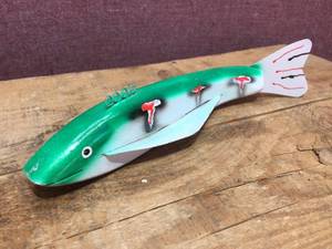 lot 175 image: Signed Spearing Decoy