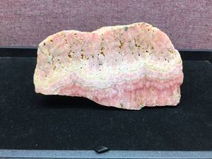 lot 259 image: Larger Pink Mineral Sample - Rhodochrosite