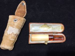 lot 279 image: Kinda Rare - Meerschaum Cigar Holder - with Case & Sleeve