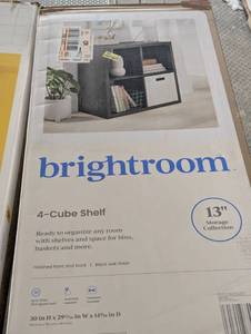 lot 44 image: 4 Cube Organizer - Brightroom - Black Oak