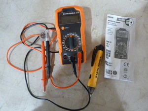 lot 7 image: Klein Multimeter and Voltage Tester