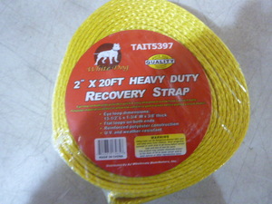 lot 30 image: White Dog Heavy Duty Recovery Strap