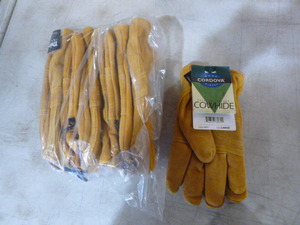 lot 93 image: 6 Pair of Cordova Premium Leather Cowhide Work Gloves
