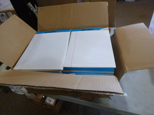 lot 96 image: Case of Office Max Notepads