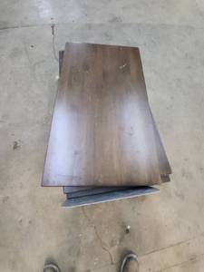 lot 42 image: Dark wood table top