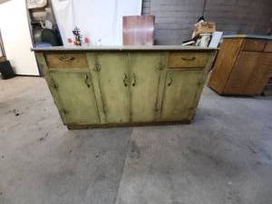 lot 72 image: Vintage Wooden Bar Cabinet with Rope Detailing