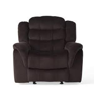 lot 27 image: Noble House Hawthorne 39 in. Chocolate Polyester 3 Position Recliner  Customer Returns See Pictures
