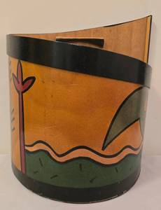 lot 149 image: Signed Kakadu Olive Wood Basket