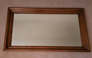 lot 203 image: Large Rectangular Wall Mirror