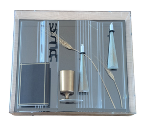 lot 39 image: Shabbat Mixed Media Wall Hanging by Emile Dekel