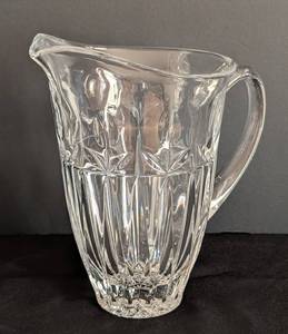 lot 53 image: Block Crystal Pitcher