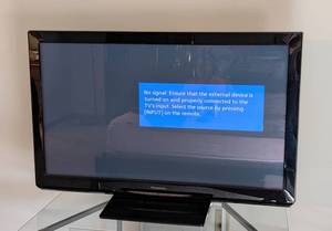 lot 55 image: Panasonic 46 TV