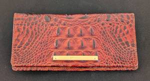 lot 66 image: Brahmin Ady Croc Embossed Leather Wallet