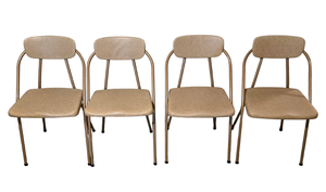 lot 143 image: Mid Century Modern Folding Chair Set