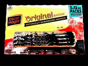 F. 2.25lb(3x 12oz Packs) Oscar Mayer Original Bacon