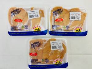 H. 3x Air Chilled Filleted Boneless Skinless Chicken Breast