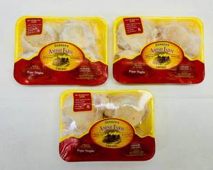 C. 3x 1.60lb Avg. Wgt Chicken Thighs-Gerber Amish Farms