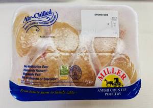F. 3x Air Chilled Chicken Drumsticks