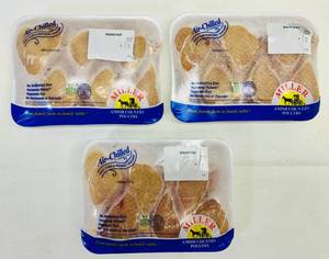 F. 3x Air Chilled Chicken Drumsticks