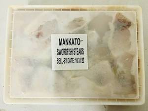 L. 10.5lbs Swordfish Steaks