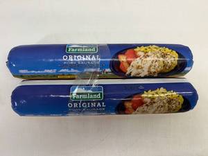 A. 2x Farmlamd Original Pork Sausage