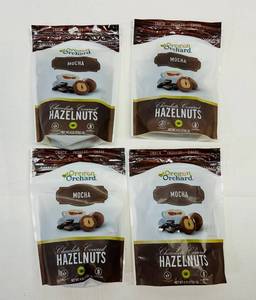 4x 4oz Chocolate Covered Hazelnuts-Mocha
