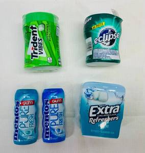 3x 40pcs & 2x 15piece Chewing Gum