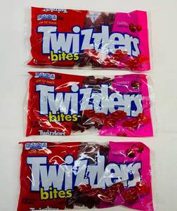 3x 16oz Twizzlers Bites-Cherry