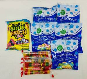 Gummy Worms, Sour Patch Kids, Gum Drops & Mega Roulette
