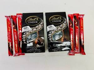 2x 5.1oz Lindt Lindor Extra Dark Chocolate Truffles & 6 Lindt Lindor Truffle Bars