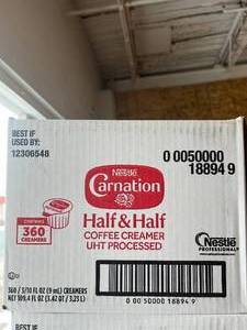 360x Carnation Half & Half Coffee Creamer