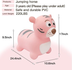 lot 41 image: Inflatable riding toy for kids