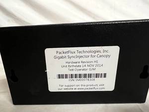 PacketFlux Gigabit SyncInjector for Canopy