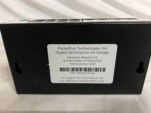 PacketFlux Gigabit SyncInjector for Canopy