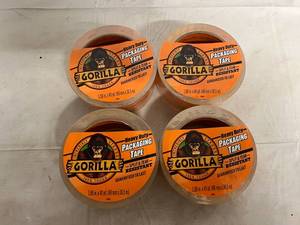 3 Rolls of Gorilla Heavy Duty Packaging Tape