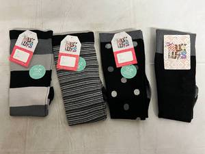 4 Pairs of Black Muk Luks Socks