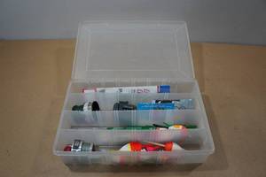 lot 55 image: Tackle Box Insert with Assorted Tackle