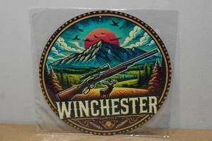lot 100 image: Novelty Metal Sign -Winchester