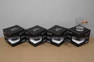 lot 107 image: 4 Lucky Shot 2oz Shot Glasses with Embedded Bullets